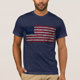 Camiseta Bandera americana vieja