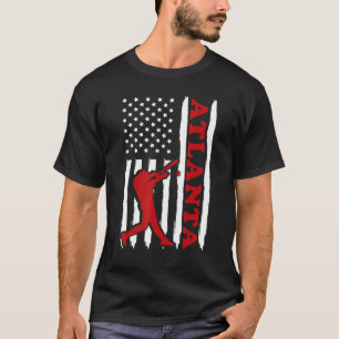 Camiseta Bandera Americana Vintage Atlanta Distressed de Bé
