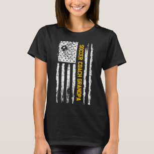 Camiseta Bandera Americana Vintage Orgulloso Abuelo Entrena