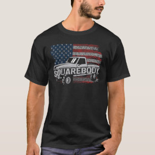 Camiseta Bandera Americana Vintage Squarebody Truc