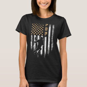Camiseta Bandera Americana Vintage Usa Orgullosa Lacrosse P