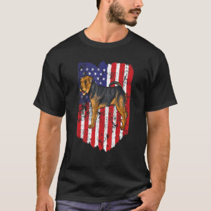 Camiseta Bandera Americana Welsh Terrier 4 De Julio Usa