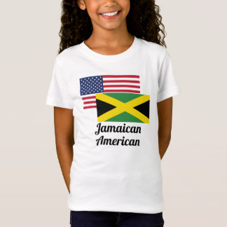 Camiseta Bandera americana y jamaicana
