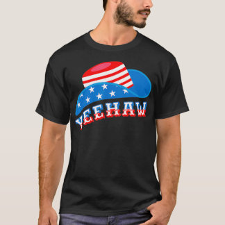 Camiseta Bandera Americana Yeehaw Western Cowgirl Cowboy 40