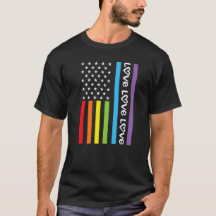 Camiseta Bandera Amor Orgullo Amor Tolerancia Arcoiris Resp