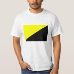 Camiseta Bandera Anarchocapitalista<br><div class="desc">Bandera de Ancla,  Capitalista Anarquio,  Capitalismo Anarquista,  Anarquista,  Anarquismo,  Libertario,  Libertario,  Libertario,  Libertad,  Anarquo-Capitalista,  Anarquocapitalista,  Anarquo-Capitalismo,  Anarquocapitalismo; Voluntario,  voluntario,  amarillo,  negro,  oro</div>