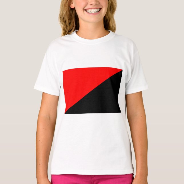 Camiseta Bandera Anarquista (Anarquismo) (Anverso)