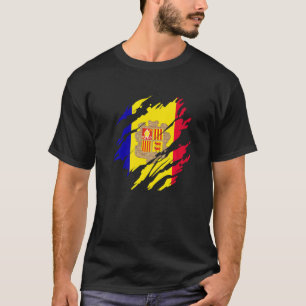 Camiseta Bandera andorrana Andorra