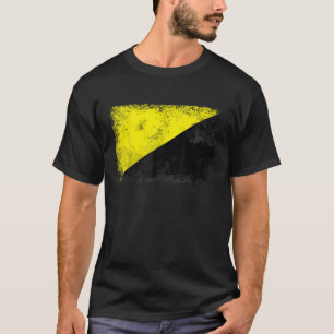 Camiseta Bandera anglosajona afligida Tee AnCap TShir