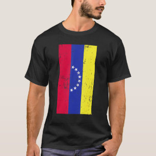 Camiseta Bandera angustiada de Caracas en Venezuela Sudamér