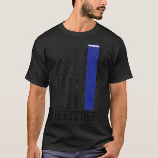 Camiseta Bandera angustiada del patrimonio hispano de Hondu