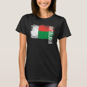 Camiseta Bandera Antalaha Madagascar para hombres malgaches