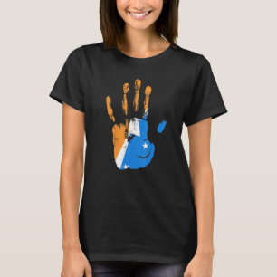 Camiseta Bandera Antártica Argentina Hombres Mujeres Niños