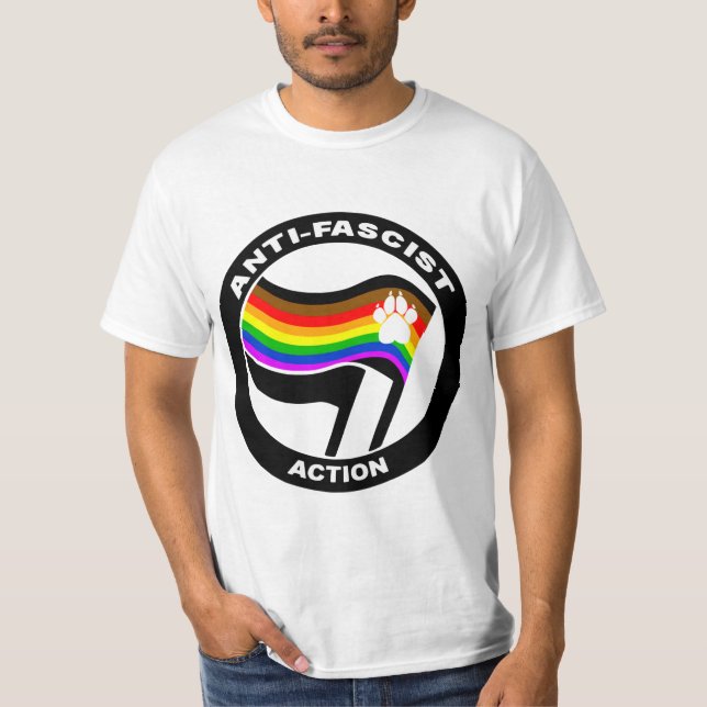 Camiseta bandera anti furtiva LGBT (Anverso)