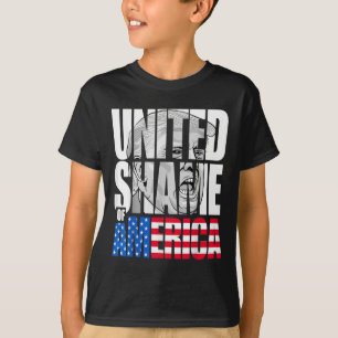 Camiseta Bandera Anti Trump United Shame Of America