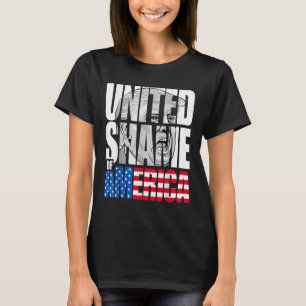 Camiseta Bandera Anti Trump United Shame Of America