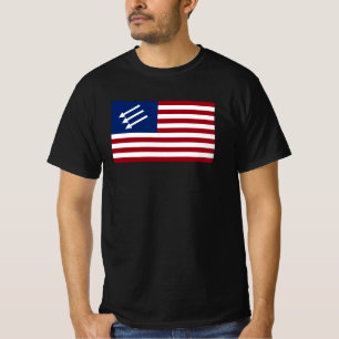 Camiseta Bandera antifascista estadounidense