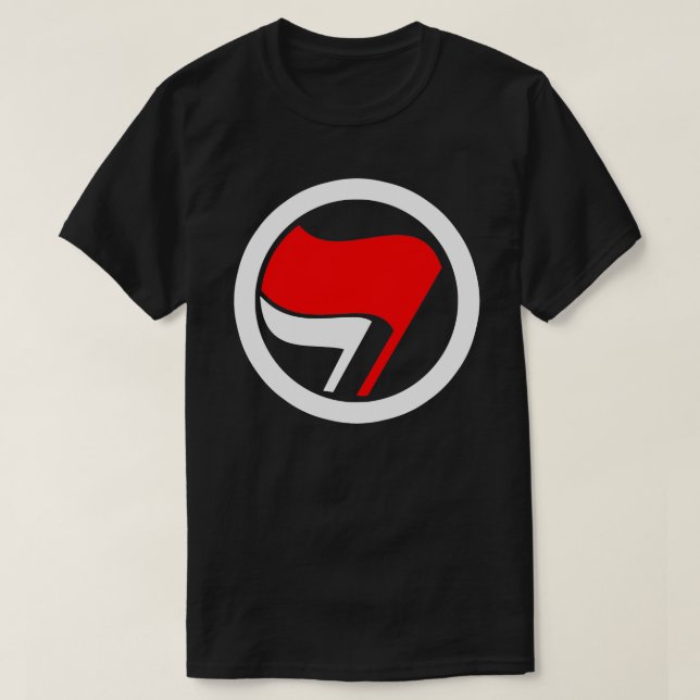 Camiseta Bandera antifascista inversa (Diseño del anverso)
