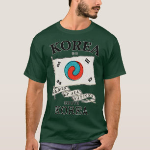 Camiseta Bandera antigua de Corea del Sur