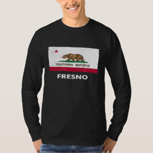 Camiseta Bandera antigua de Fresno California