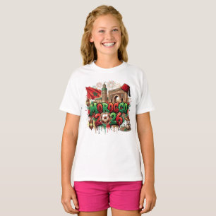 Camiseta Bandera antigua de Marruecos marroquí africana