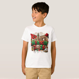 Camiseta Bandera antigua de Marruecos marroquí africana