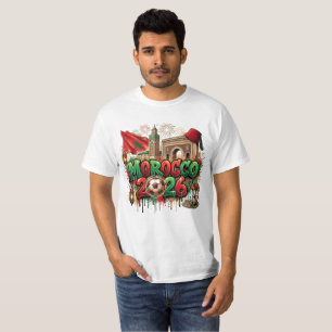 Camiseta Bandera antigua de Marruecos marroquí africana
