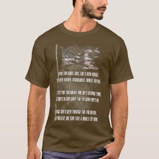 Camiseta Bandera antigua marcada