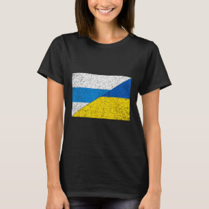 Camiseta Bandera Antiguerra Rusa Bandera de Ucrania Net Voy