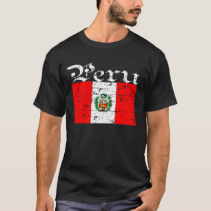 Camiseta Bandera apenada Peruvian