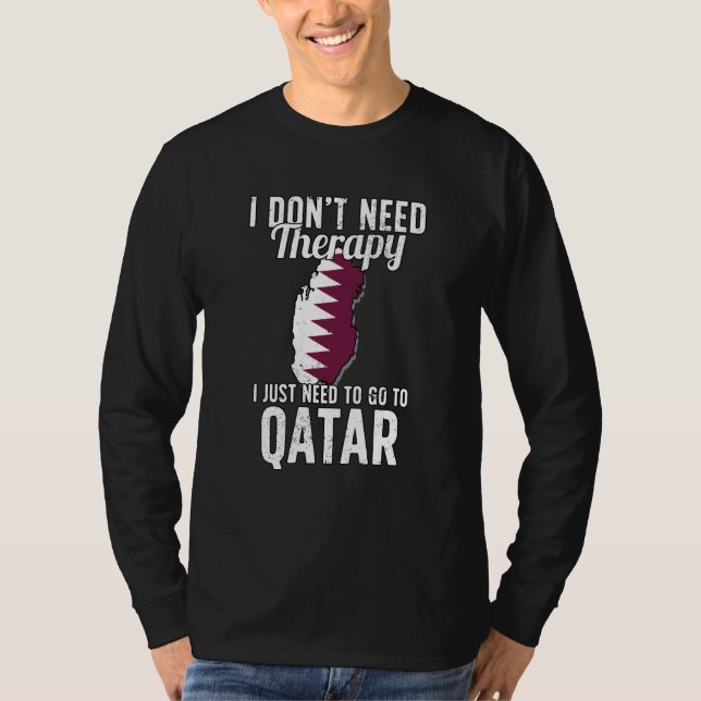 Camiseta Bandera árabe en la bandera de Qatar de vacaciones (Anverso)