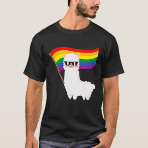 Camiseta Bandera arco iris de Llama Guay Lgbtqia Orgullo Ga