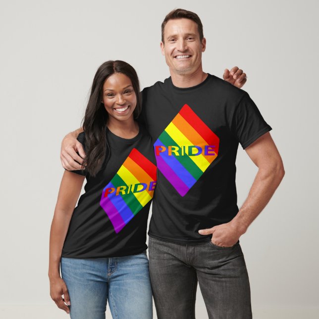 Camiseta Bandera arco iris del Orgullo LGBT (Unisexo)