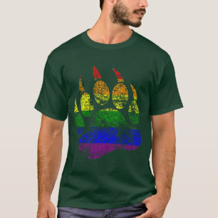 Camiseta Bandera arco iris del oso con problemas de OSO GAY