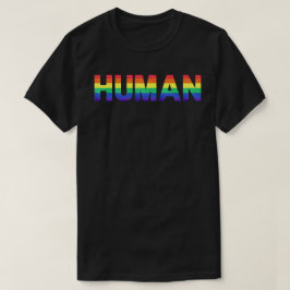 Camiseta Bandera arco iris HUMANO (LGBT)