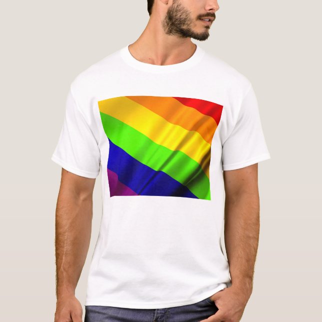 Camiseta Bandera arcoiris (Anverso)