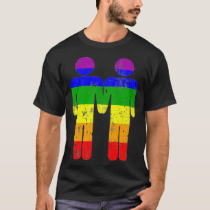 Camiseta Bandera arcoiris del orgullo gay LGBTQ