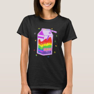 Camiseta Bandera arcoiris del Orgullo Gay Lgbtq Milk Queer