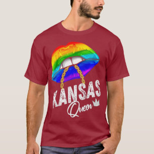 Camiseta Bandera arcoiris del orgullo gay LGBTQ Queen de Ka