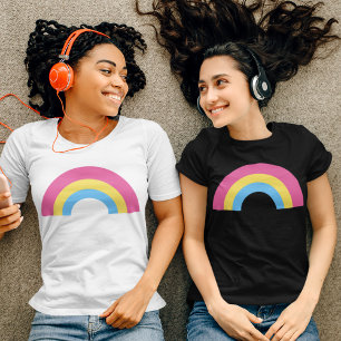 Camiseta Bandera arcoiris del orgullo pansexual