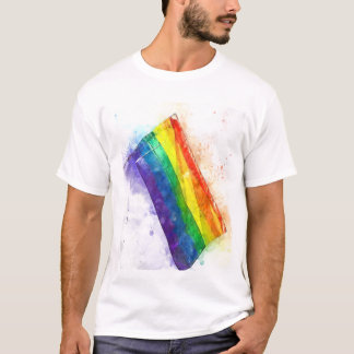 Camiseta Bandera arcoíris gay