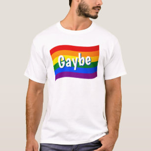 Camiseta Bandera arcoiris Gaybe hijo de padres gay familia