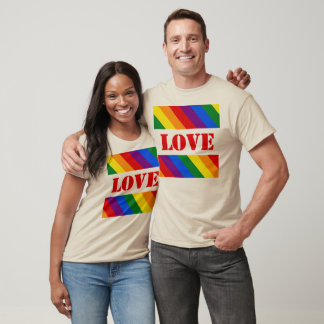 Camiseta Bandera arcoiris LGBTQ+ para el mes del orgullo -