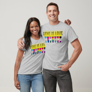 Camiseta Bandera Arcoiris Luces De Orgullo Brillan Una Luz: