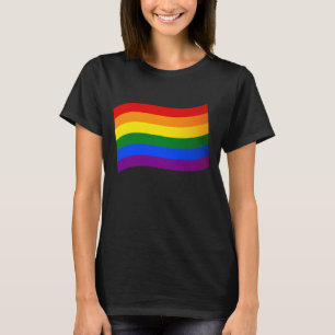 Camiseta Bandera arcoiris Orgullo gay El amor LGBT es amor 