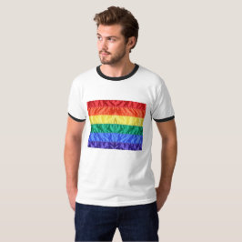 Camiseta Bandera arcoiris Orgullo gay LGBTQ el amor LGBT es
