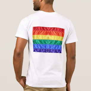 Camiseta Bandera arcoiris Orgullo gay LGBTQ el amor LGBT es