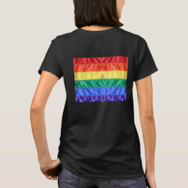 Camiseta Bandera arcoiris Orgullo gay LGBTQ el amor LGBT es