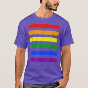 Camiseta Bandera arcoiris Orgullo gay LGBTQ Igualdad LGBT Q