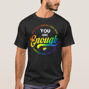 Camiseta Bandera arcoíris Orgullo Gay Suficiente Aliado LGB